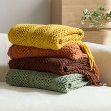 Xenia Knitted Throw